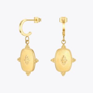 Gilded Geometric Drops