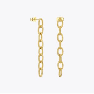 Golden Chain Drop Earrings
