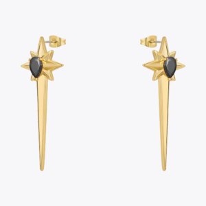 Golden Raindrops Earrings