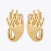 Zircon Hand Earrings