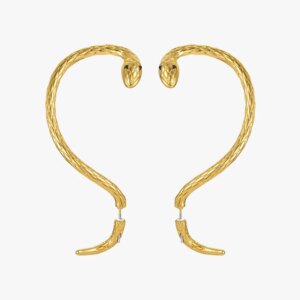 Snake Hoop Earrings