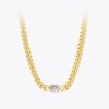 Zircon Chain Necklace