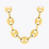 Gold Pig Nose Choker Necklace