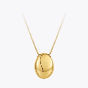 Pebble Gold Stainless Necklace