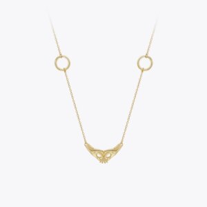 Gold Hand Necklace
