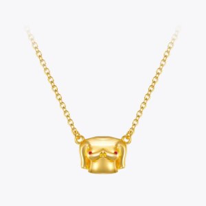 Golden 3D Body Necklace