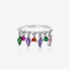 Rainbow Marquise Ring