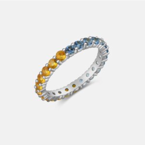Rainbow Gemstone Ring