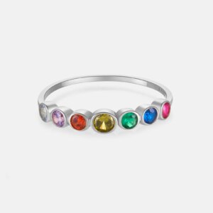 Rainbow Gemstone Ring