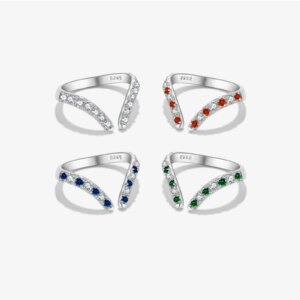 Silver Zircon Ring