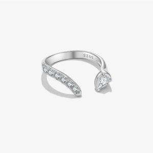 Silver Teardrop Ring