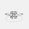Silver Geometric Ring​ – Sleek and Modern Style