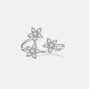 Petite Silver Bloom Ring