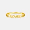 Silver Heartbeat Ring
