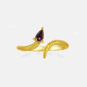 Chic Silver Serpent Ring