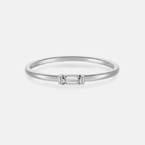 Silver Square Ring