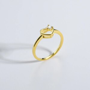 Silver Heart Ring