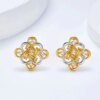 Chinese Knot Silver Earrings