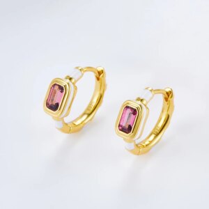 Red Garnet Resin Jewelry Set