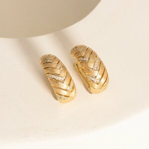 Silver Woven Hoop Jewelry Set