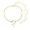 Silver Star Chain Anklet