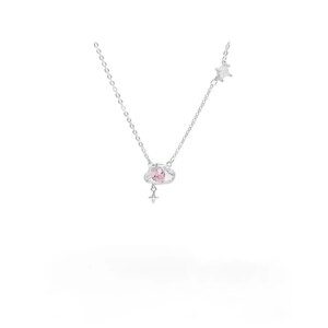 Pink Heart Necklace