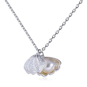Silver Pearl Necklace