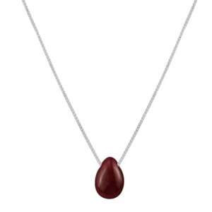 Blue Marble Pendant Necklace