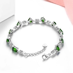 Green Diopside Bracelet
