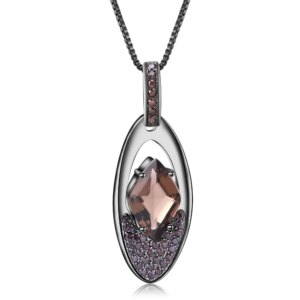 Smoky Quartz Pendant Necklace
