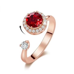 Crystal Rotatable Ring