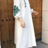 White Floral Maxi skirt