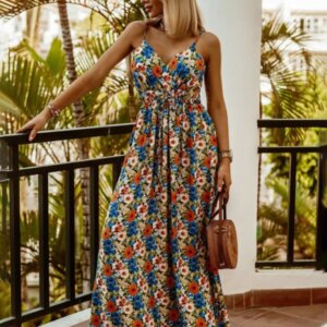 Boho Floral Maxi Dress