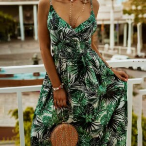Close-up of floral print on natural cotton fabric