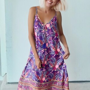 Floral Print Beach Dress