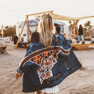 Boho Denim Jacket