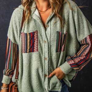 Corduroy Patchwork Top
