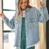 Vintage Beaded Denim Jacket