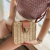 Woven Charm Tote