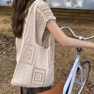 Hollow Weave Tote