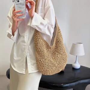 Cotton Rope Woven Beach Bag