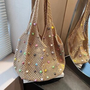 Coastal Straw Tote