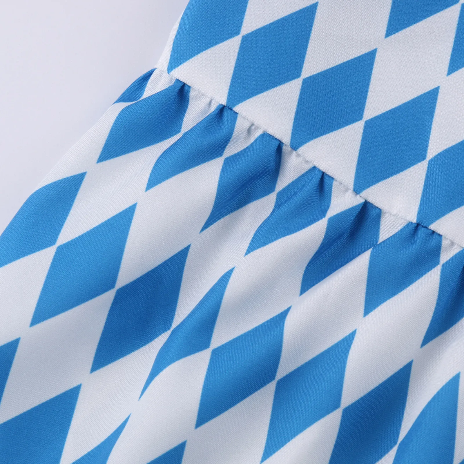 Women Bohemia Casual Dress Summer Geometric Print Neckline Lace-up Puff Sleeves Long Dresess Holiday Beach Robe A-Line Vestidos Women Bohemia Casual Dress Summer Geometric Print Neckline Lace-up Puff Sleeves Long Dresess Holiday Beach Robe A-Line Vestidos