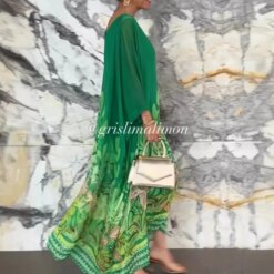 Spring Summer Chiffon Long Dress Women Midi Dresses