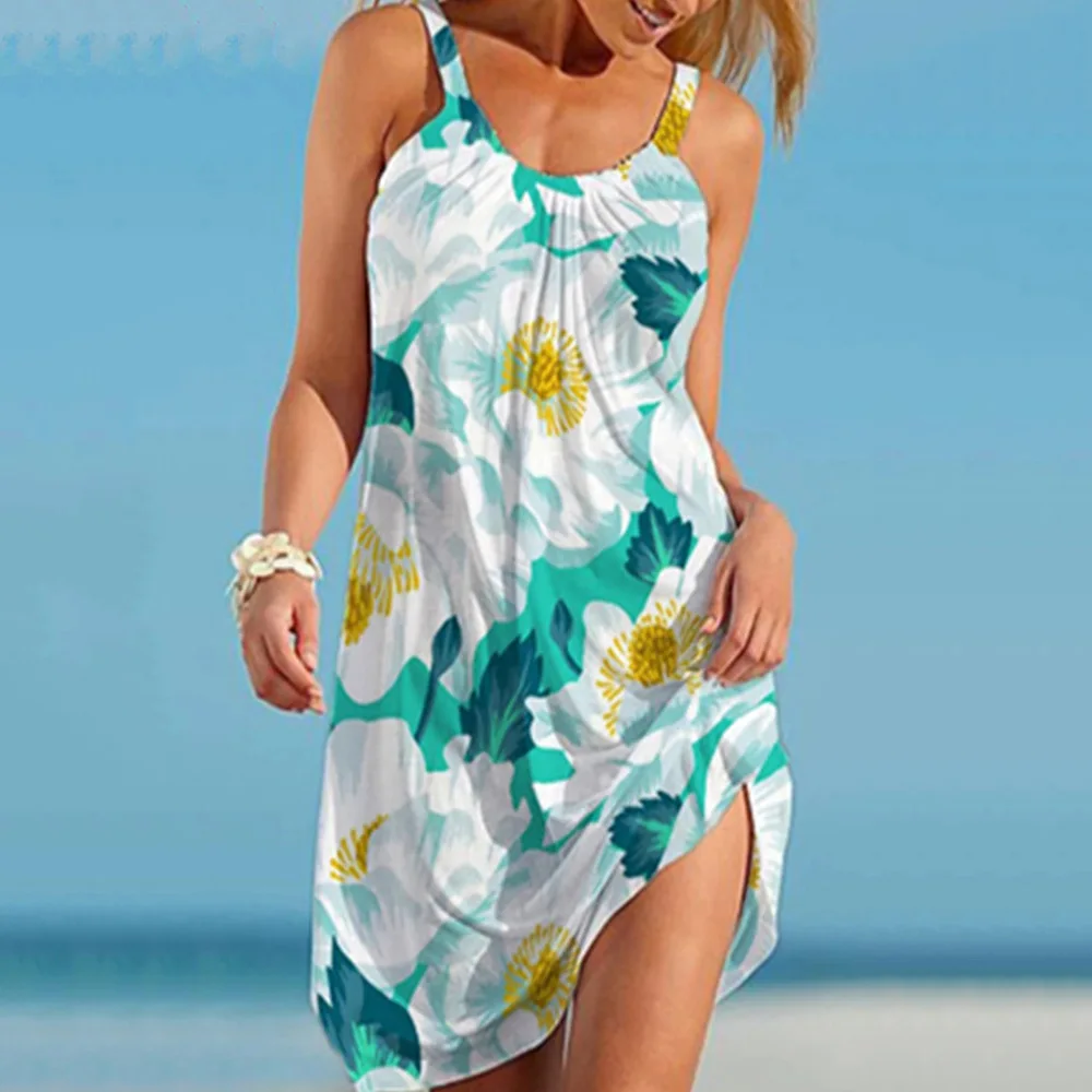 Summer Colorful Sunflowers Beach Dress USA Flag 3D Print Women Fashion Dresses Streetwear Boho Female Party Dress Woman Clothing Summer Colorful Sunflowers Beach Dress USA Flag 3D Print Women Fashion Dresses Streetwear Boho Female Party Dress Woman Clothing