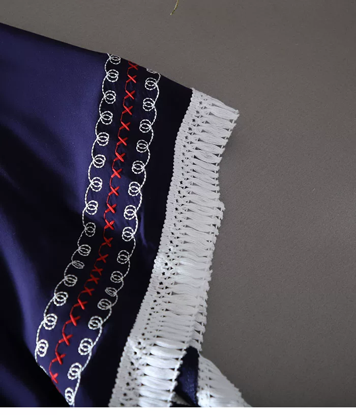 Summer Dress 2022 Fashion Floral Embroidery Women White Dress Batwing O-Neck Bohemian Casual Boho Dresses Vestidos Clothing