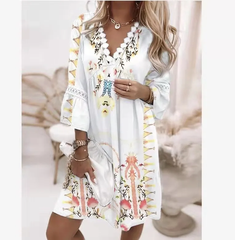 2024 Summer Boho Casual Party Elegant DressesElegant DressesCrochet Sexy Summer Boho Casual Party SexyWomen Dress