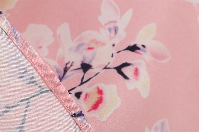 Summer Dress Women Floral Printed Puff Short Sleeve Elegant Peter pan Collar Casual Vintage Retro 50s Midi Party Dress