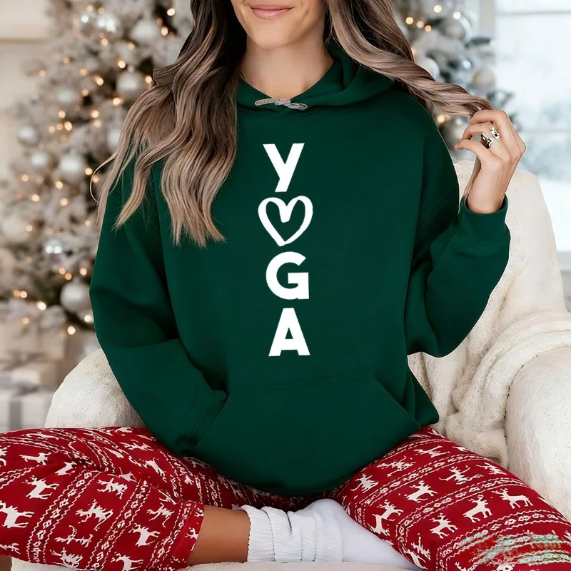 Womens Yoga Hoodie Love Yoga Yogi Gift Yoga Instructor Hoodie Meditation Sweatshirt Cozy Gifts Boho Spiritual Pullover Winter 5 34976 bvqukl