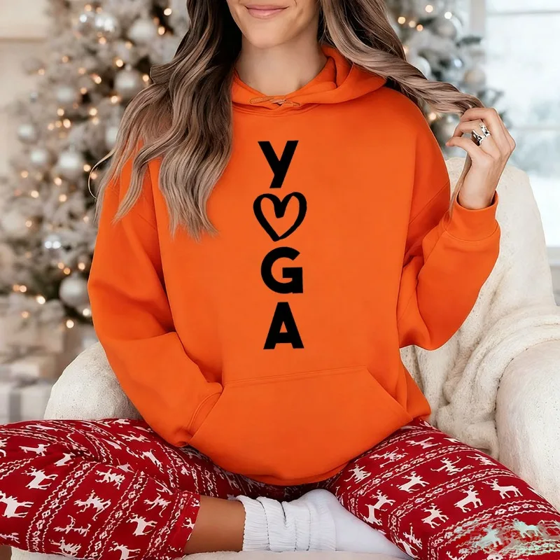 Womens Yoga Hoodie Love Yoga Yogi Gift Yoga Instructor Hoodie Meditation Sweatshirt Cozy Gifts Boho Spiritual Pullover Winter 3 34976 srulsa